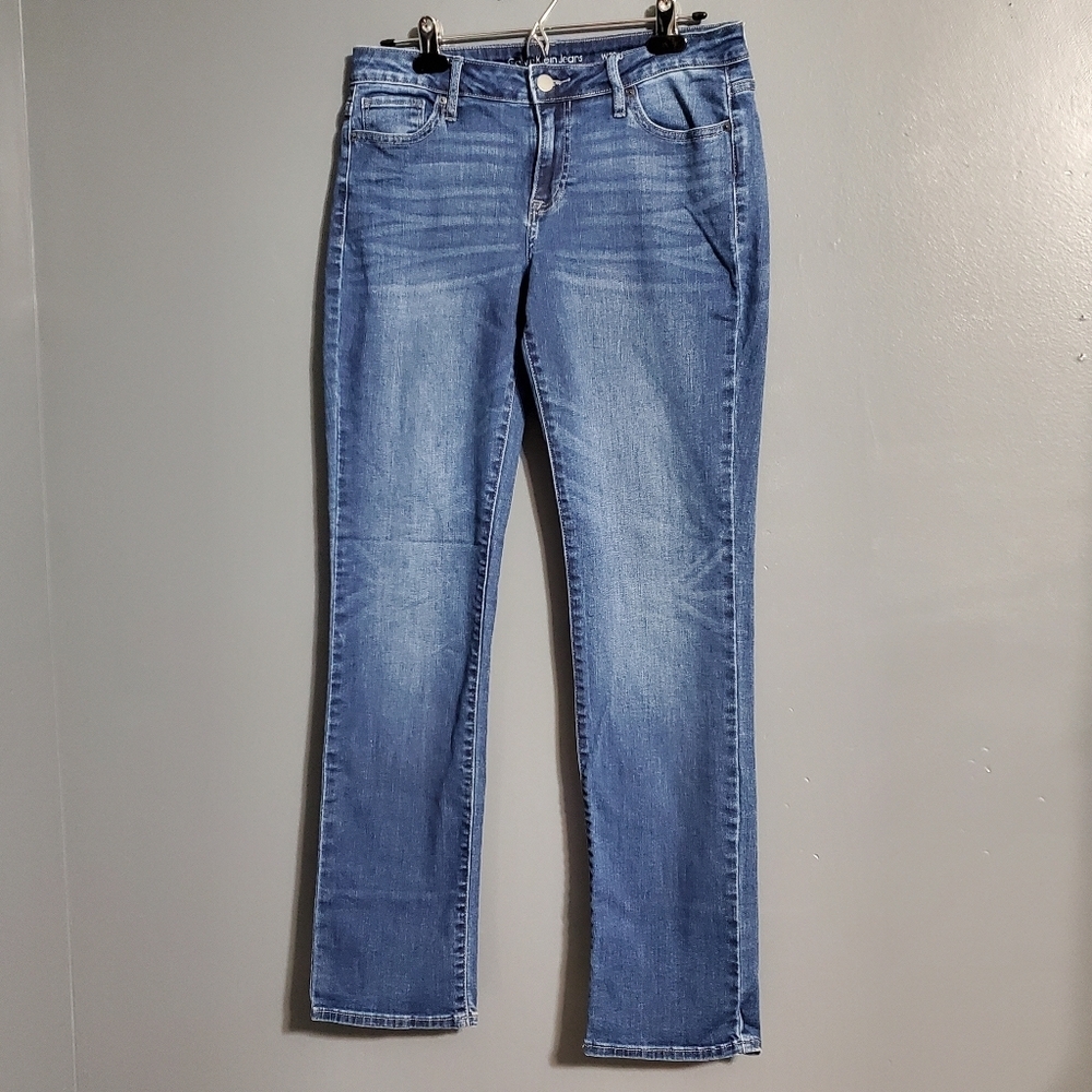 Calvin Klein Womens Jeans Size 29 Medium Wash Straight Leg